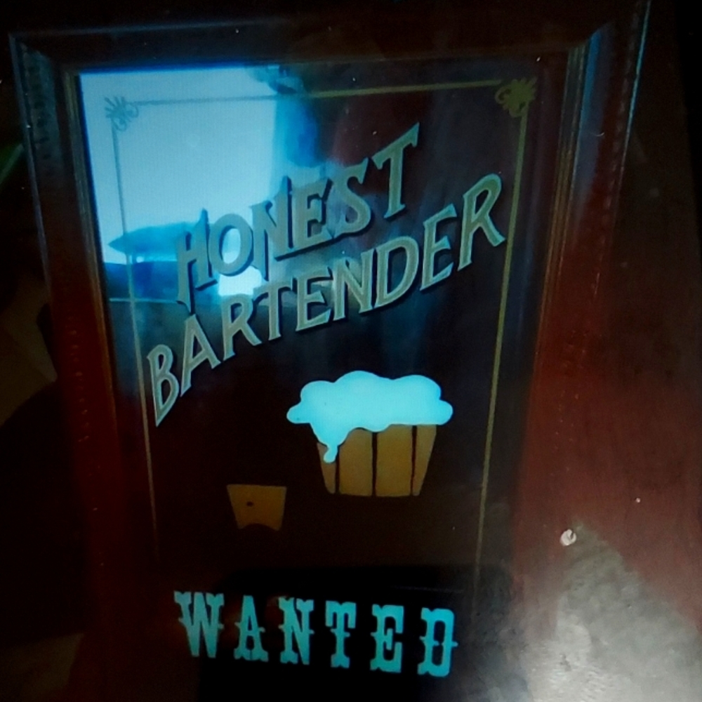 Vintage  Bar Mirror